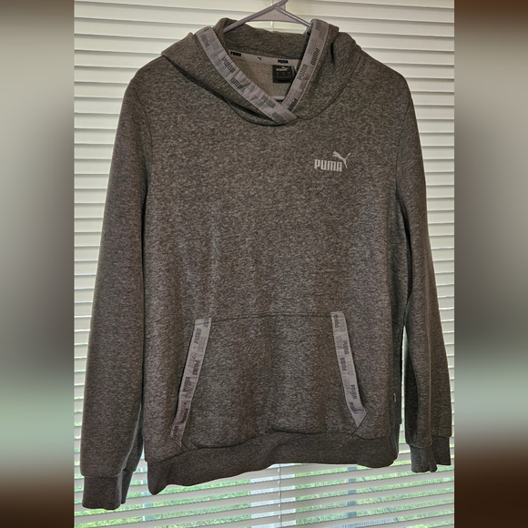 Puma Unisex Charcoal Hoodie - Picture 1 of 4